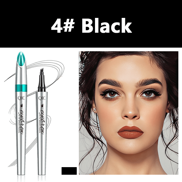 BUY 1 GET 1 FREE(2 PCS)High Quality 3D Waterproof Microblading Eyebrow Pen 4 Fork Tip Tattoo Pencil