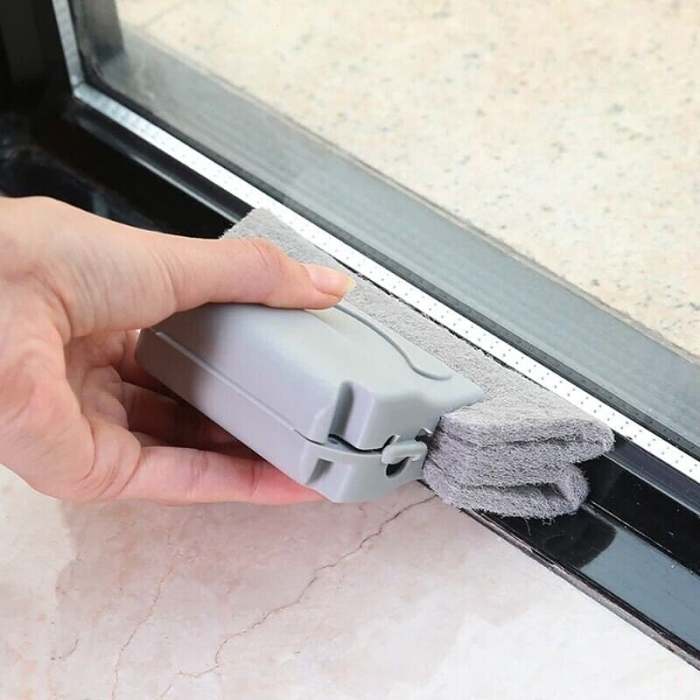 Fuller Creative Magic Reusable Groove Cleaning Brush For Window, Door, Sink & Others