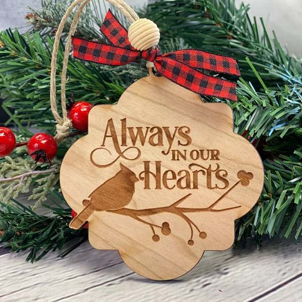 Wooden Friendship Ornament Gift