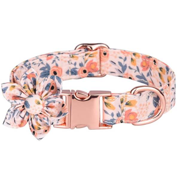 Yellow Floral Flower Collar
