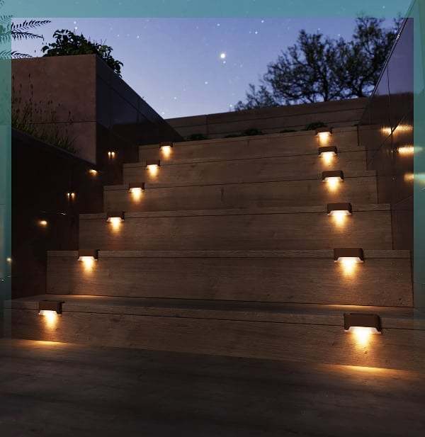 Solar Deck Lights, Automatically ON/OFF