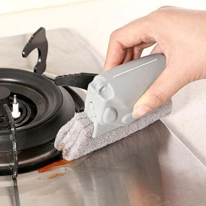 Fuller Creative Magic Reusable Groove Cleaning Brush For Window, Door, Sink & Others