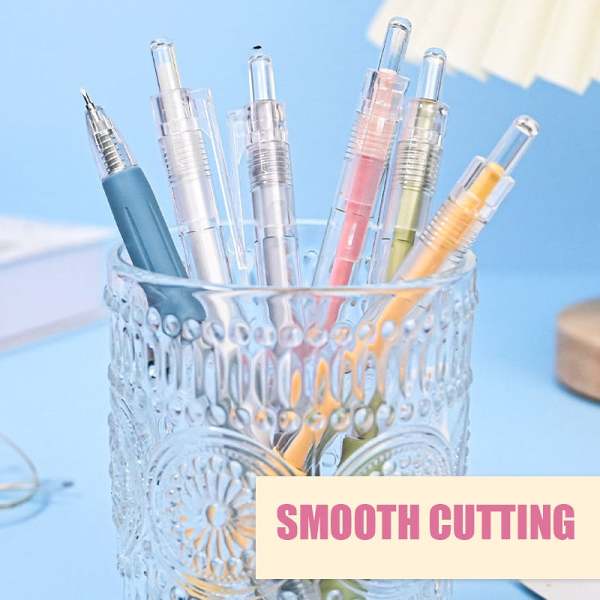 Cartoon Pattern Student Utility Knife Pen（6 Pcs)