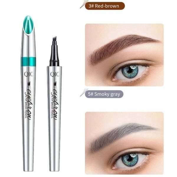 BUY 1 GET 1 FREE(2 PCS)High Quality 3D Waterproof Microblading Eyebrow Pen 4 Fork Tip Tattoo Pencil