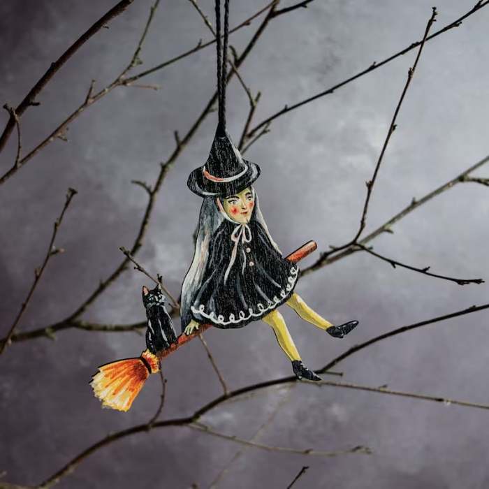 HandmadeVintage Halloween hanging ornament