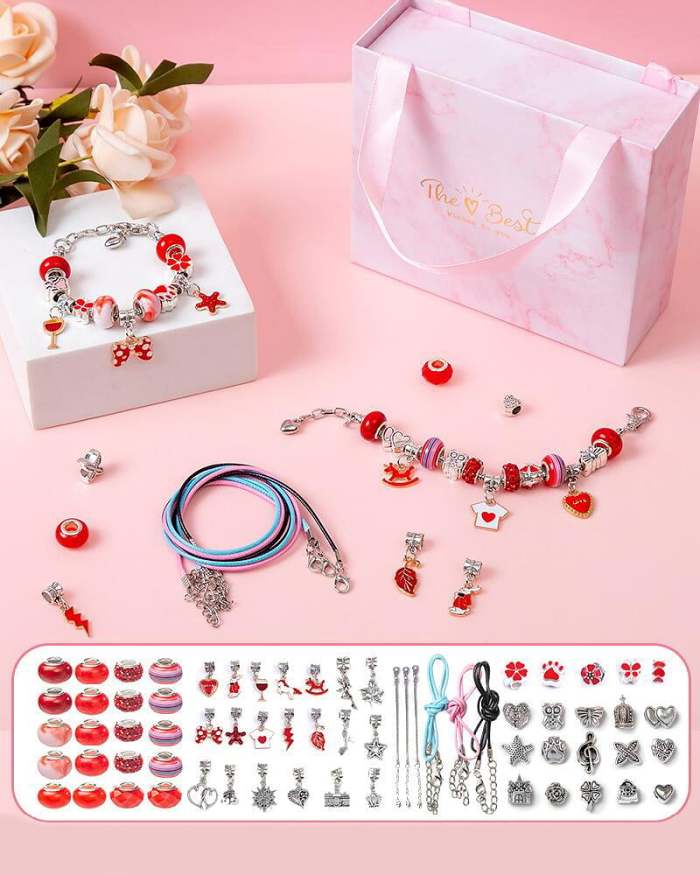 Best Gift To My Girl DIY Crystal Bracelet Set