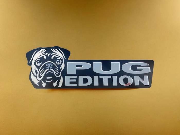Bull Terrier Dog Car Badge Laser Cutting Car Emblem Saint Bernard Basset Hound Greyhound Point
