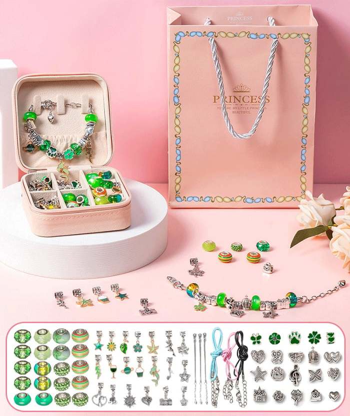 Best Gift To My Girl DIY Crystal Bracelet Set