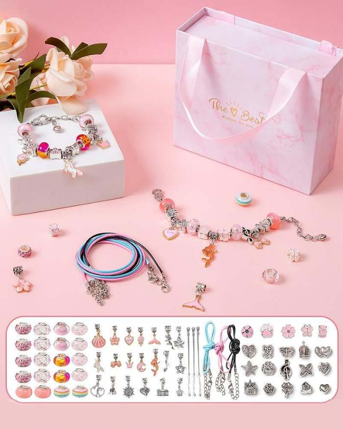 Best Gift To My Girl DIY Crystal Bracelet Set