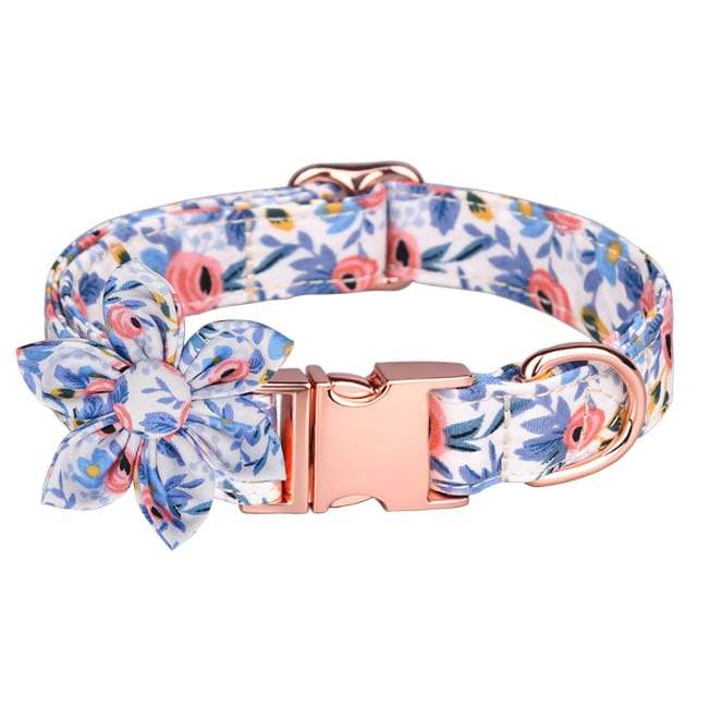 Yellow Floral Flower Collar