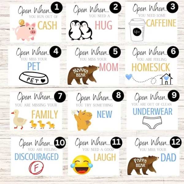 Open When Envelopes