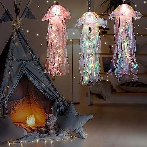 Handmade Jellyfish Atmosphere Decor Night Light