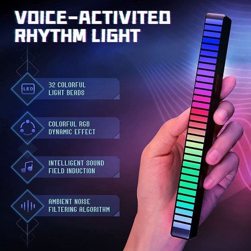 Buy 2 Free Shipping | Wireless Sound Activated RGB Light Bar