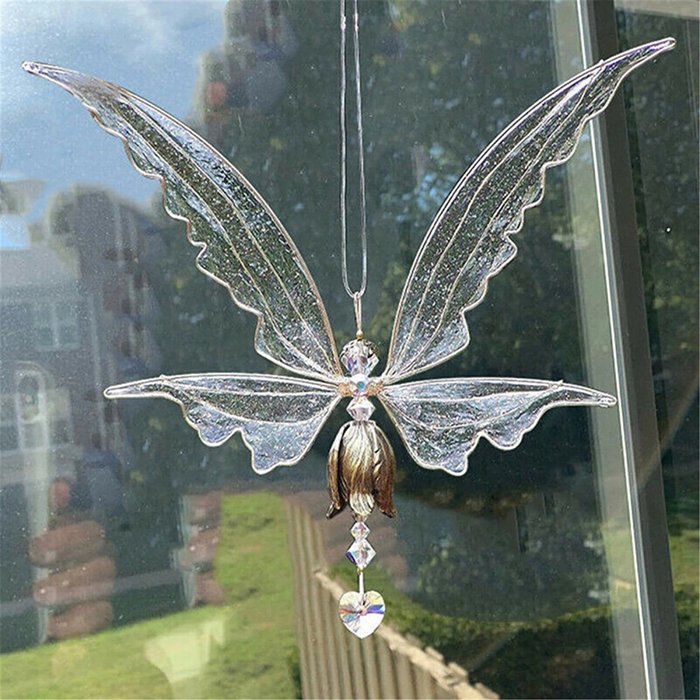 BEST GIFTAngel Wings Butterfly Wind Chime