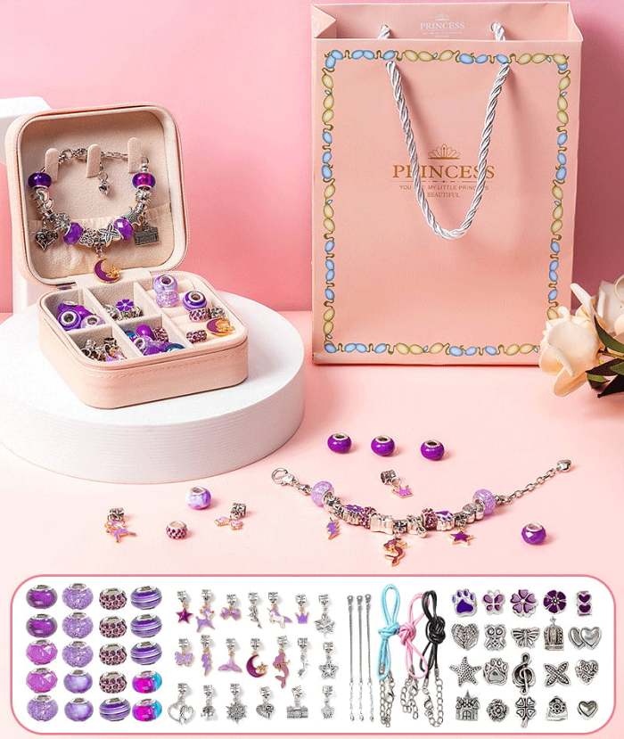 Best Gift To My Girl DIY Crystal Bracelet Set