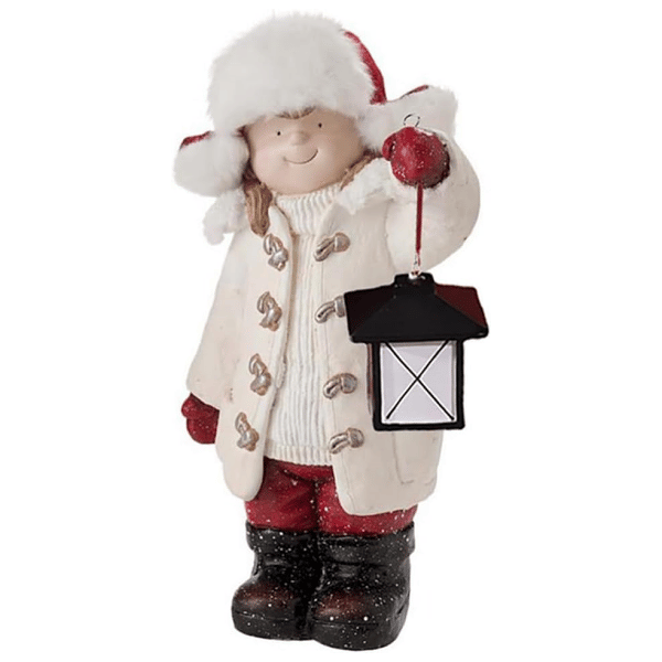 Flash Sale - 49% OFF Children with Solar Lantern Figurines