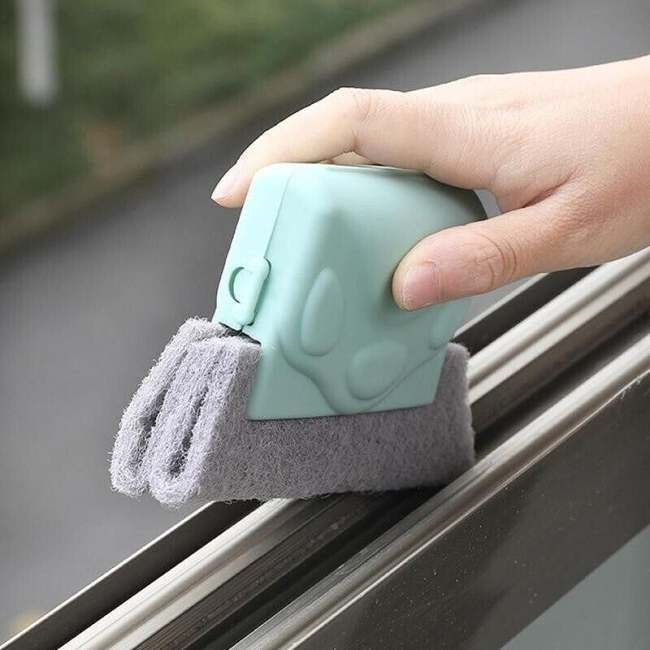 Fuller Creative Magic Reusable Groove Cleaning Brush For Window, Door, Sink & Others