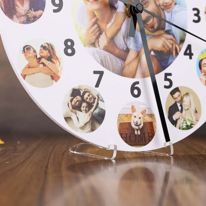(Mother's Day Promotion - 49% OFF)Custom Photo Silent Clock