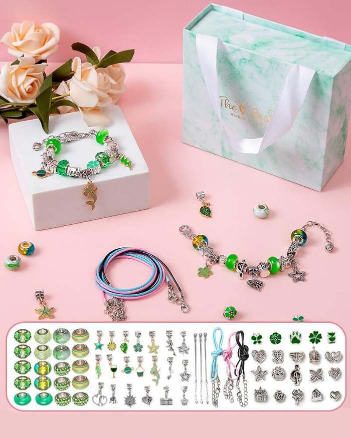 Best Gift To My Girl DIY Crystal Bracelet Set