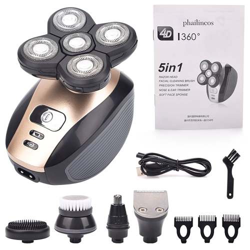 Hot Sale- 49% OFF 5 In 1 Multifunctional 4D Electric Shaver