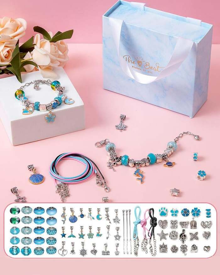 Best Gift To My Girl DIY Crystal Bracelet Set