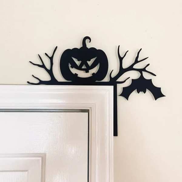 Metal Halloween Door Topper by Veasoon