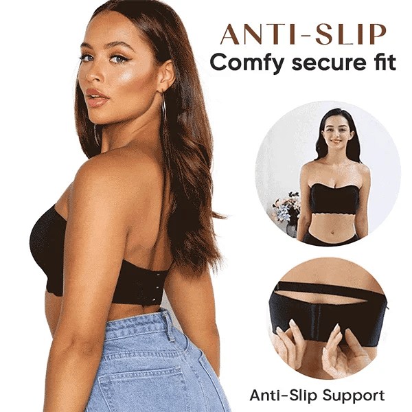 LAST DAY 49% OFF-Plus size Sexy Strapless Invisible Push Up Bra(Buy 1 Get 2 Free)