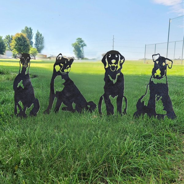 Welsh Terrier Metal Silhouette