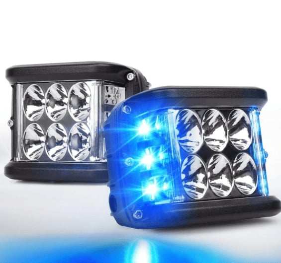 Hot Sale Promotion 49% OFF - Car Dual Sides LED Dual Color Light