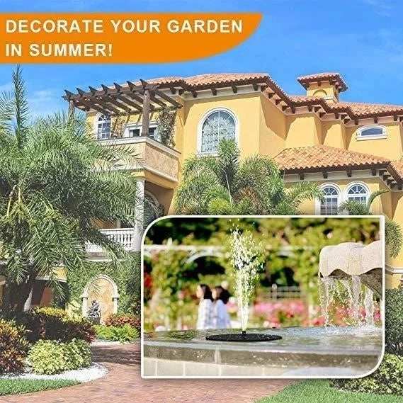 49% OFF-Solar-Powered Bird Fountain Kit