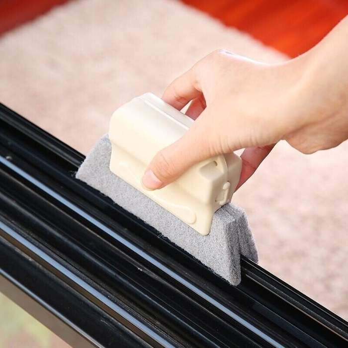 Fuller Creative Magic Reusable Groove Cleaning Brush For Window, Door, Sink & Others