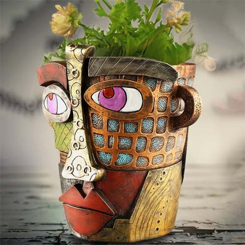 Halloween Limited Time Sale-2024 Halloween Ghost Face Flower Pot