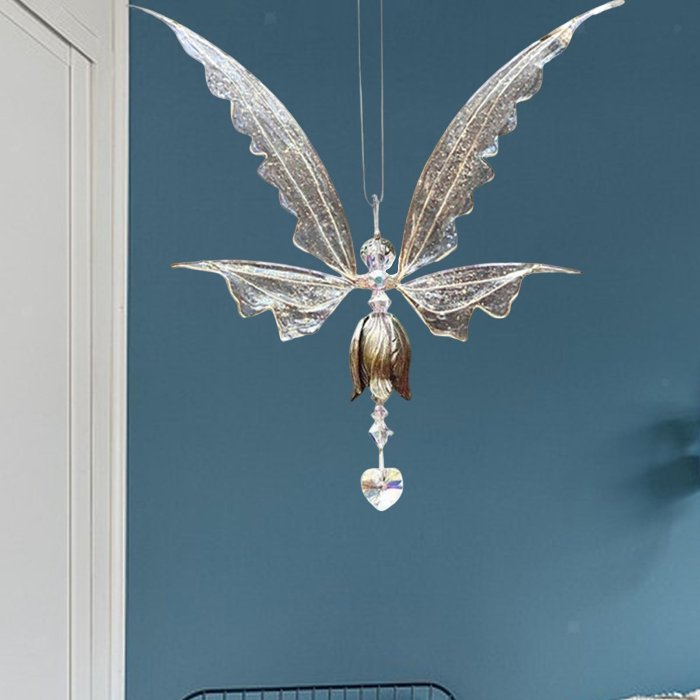 BEST GIFTAngel Wings Butterfly Wind Chime