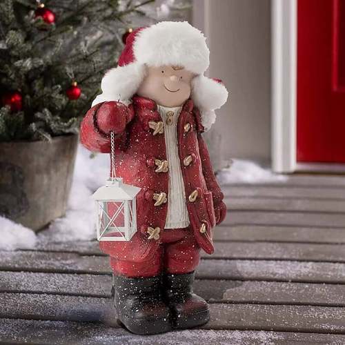 Flash Sale - 49% OFF Children with Solar Lantern Figurines