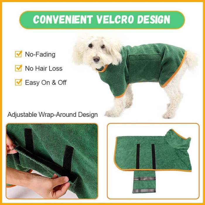 Super Absorbent Bathrobe For Pets