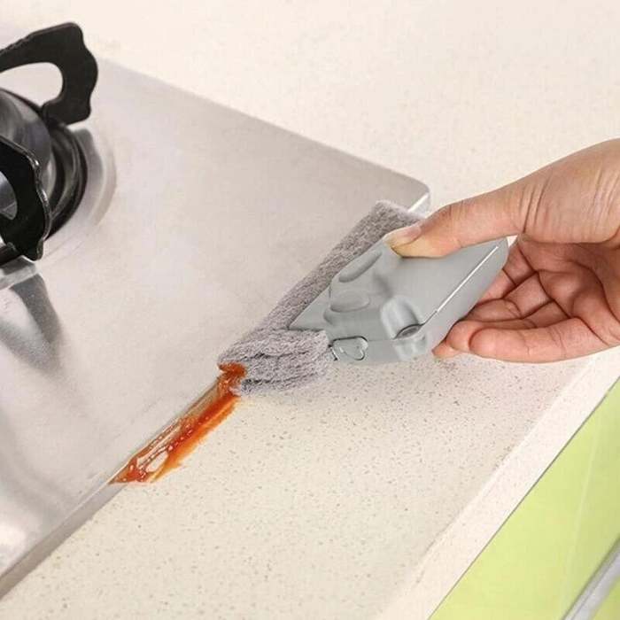 Fuller Creative Magic Reusable Groove Cleaning Brush For Window, Door, Sink & Others