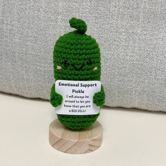 HANDMADE EMOTIONAL SUPPORT PICKLED CUCUMBER GIFT