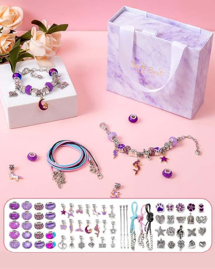 Best Gift To My Girl DIY Crystal Bracelet Set