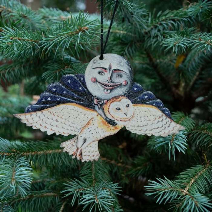 HandmadeVintage Halloween hanging ornament