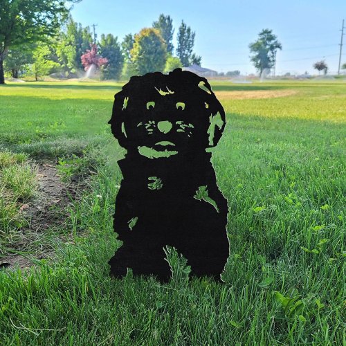 Havanese Metal Dog Silhouette