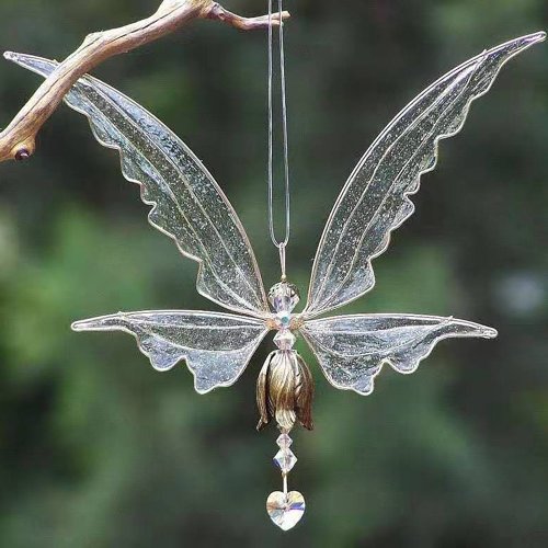 BEST GIFTAngel Wings Butterfly Wind Chime