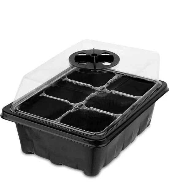 Flat Reusable Plant Germination Trays with Drain Hole
