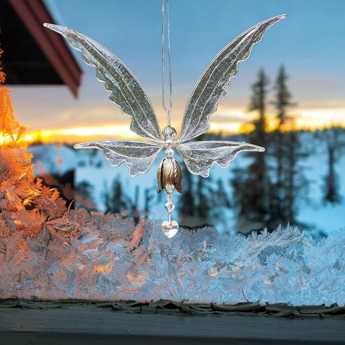 BEST GIFTAngel Wings Butterfly Wind Chime