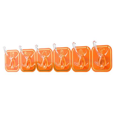 SUMMER HOT SALE 49% OFFMULTIFUNCTIONAL TRANSPARENT 6 HOOKS