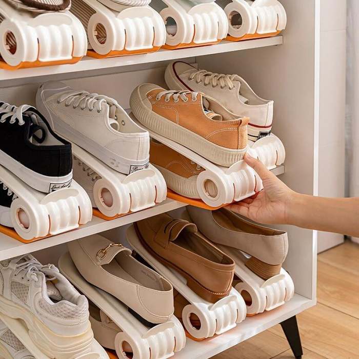 Adjustable Shoe Slots Organizer Space Saver
