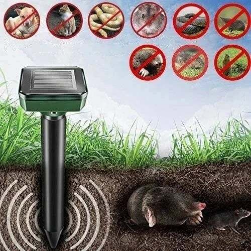 Solar Power Mouse Mole Snakes Pest Rodent Repeller