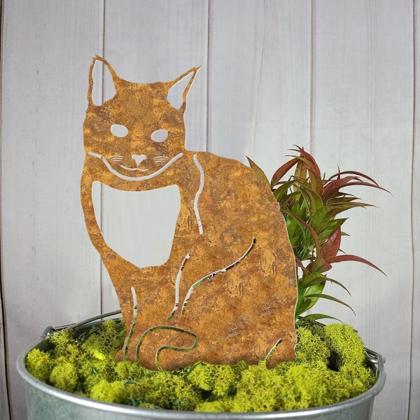 Siamese Cat Metal Silhouette
