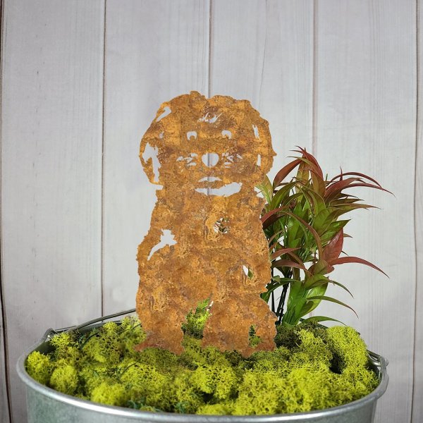 Havanese Metal Dog Silhouette