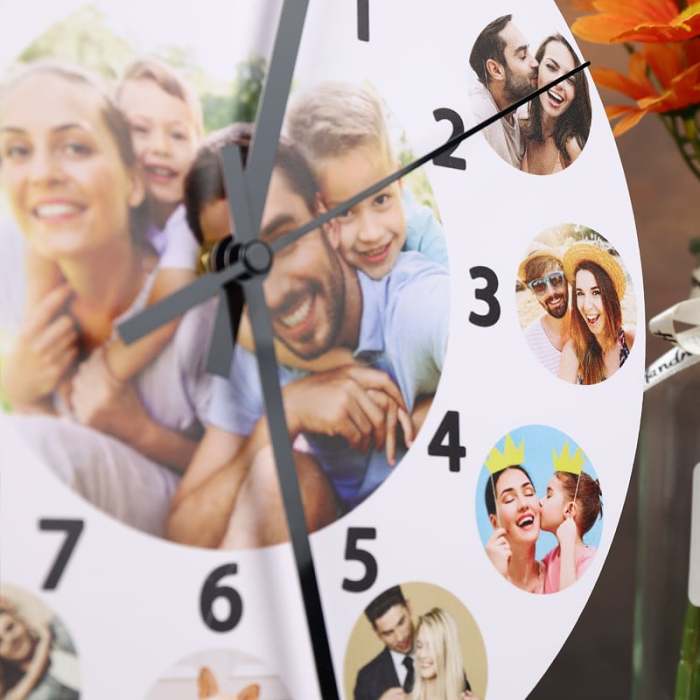 (Mother's Day Promotion - 49% OFF)Custom Photo Silent Clock