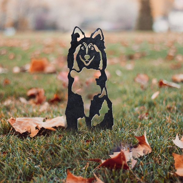 Shetland Sheepdog Metal Silhouette